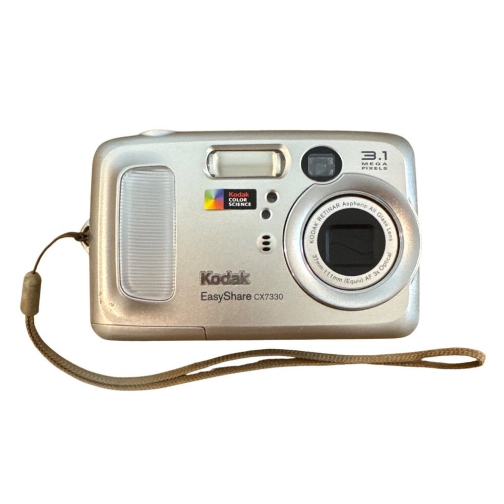 Kodak EasyShare CX7330 Digital Camera 3.1 MP Silver With Carry Strap & 128MB SD